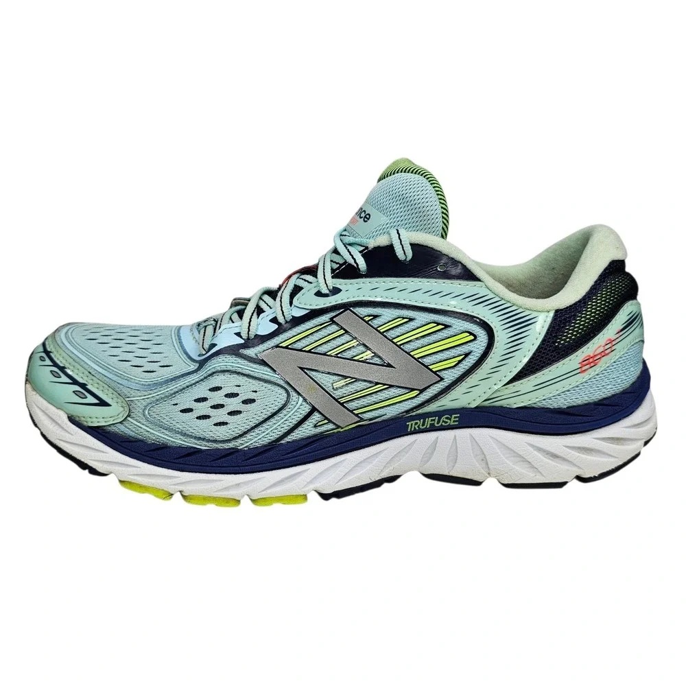 New Balance 860v7 Women Size 10.5 Blue Support Running Shoes W860LG7